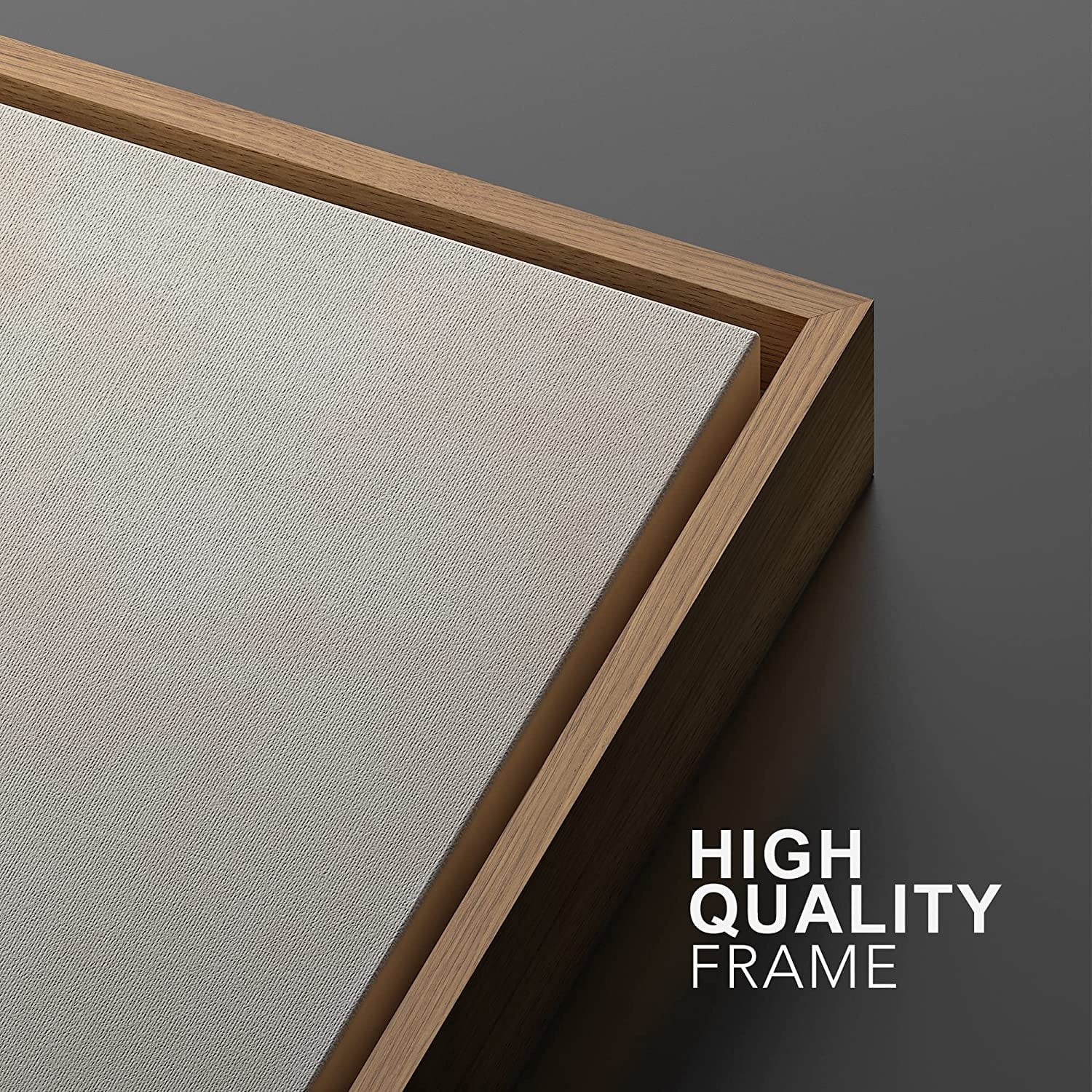 IDEA4WALL Framed Canvas Print Wall Art Set of 2 Watercolor Pastel Duotone Tan Landscape Abstract Modern Art Multicolor Contemporary Artwork for Bedroom, Office - 16"x24"x2 Panels Natural