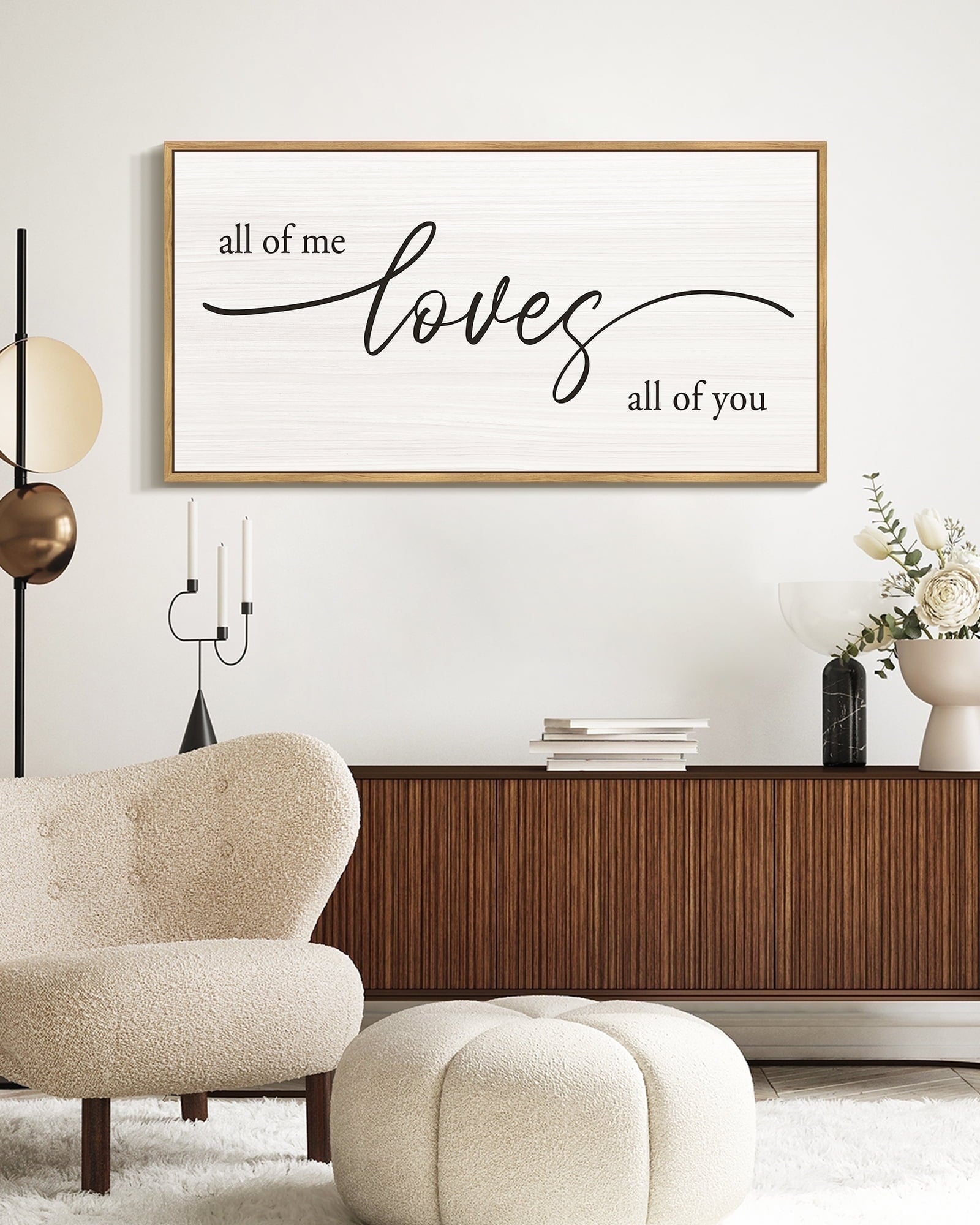 SHENIFY Abstract Landscape Wall Art 20x40in Natural Framed Minimalist Tan Green Mountain Neutral Toned Misty Nature Wilderness Illustrations Modern Art Decorative