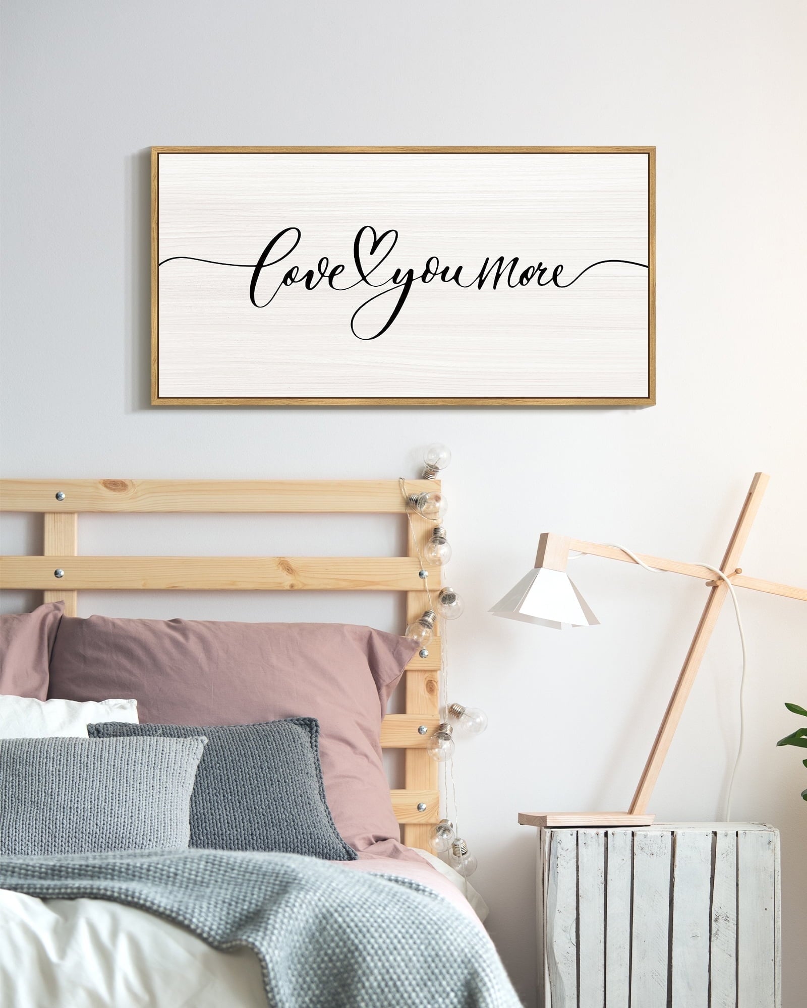 SHENIFY Abstract Landscape Wall Art 20x40in Natural Framed Minimalist Tan Green Mountain Neutral Toned Misty Nature Wilderness Illustrations Modern Art Decorative