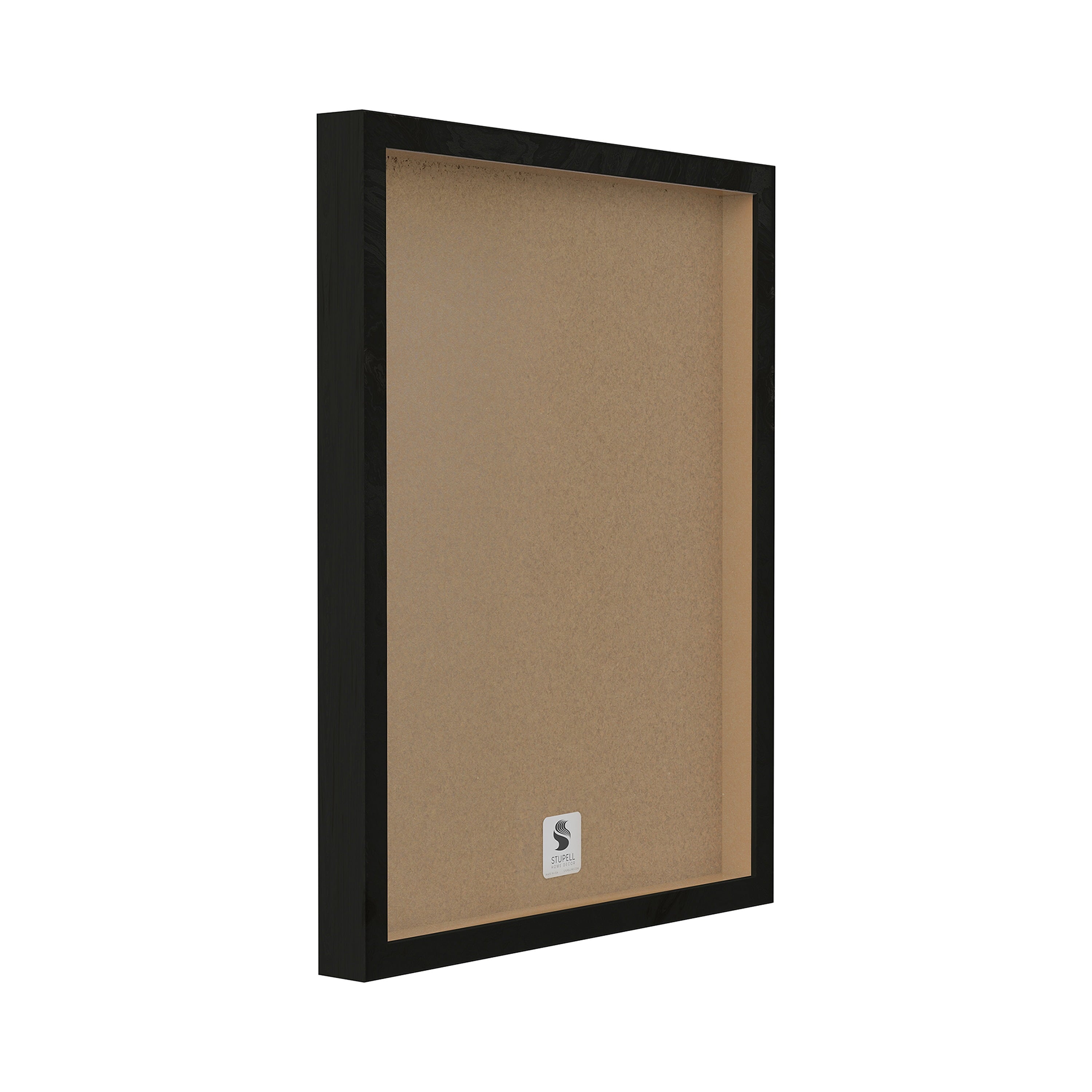 Stupell Industries Beach Inspired Abstraction Watercolor Block Shapes Abstract Painting Black Framed Art Print Wall Art, 11 x 14